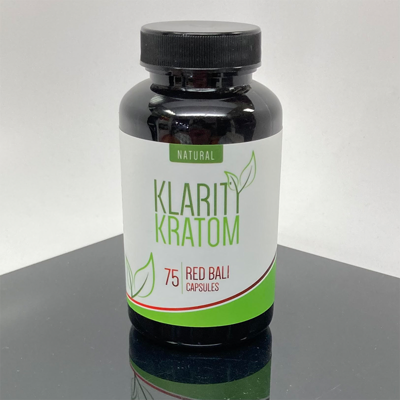Klarity Kratom Red Bali Capsules