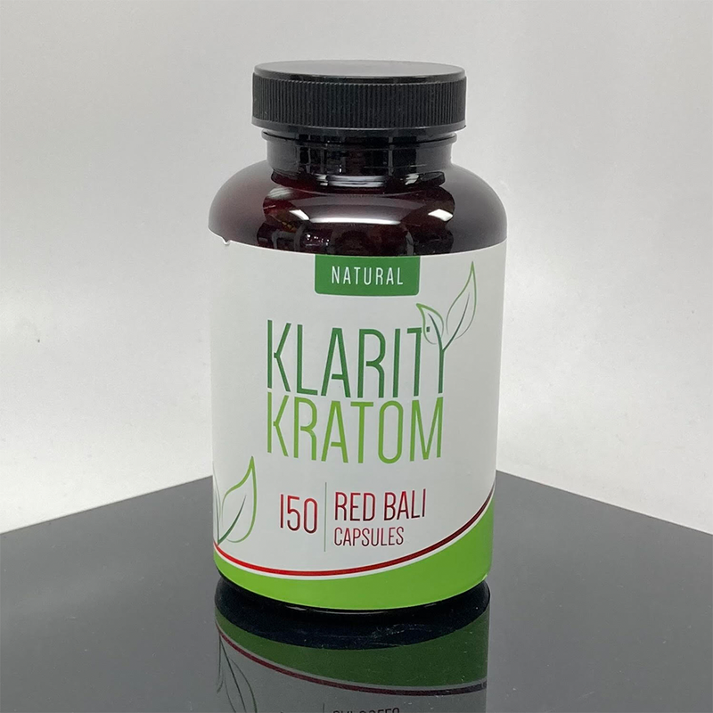Klarity Kratom Red Bali Capsules