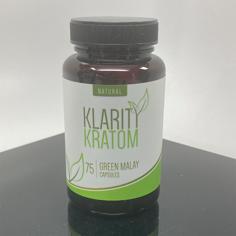 Klarity Kratom Green Malay Capsules