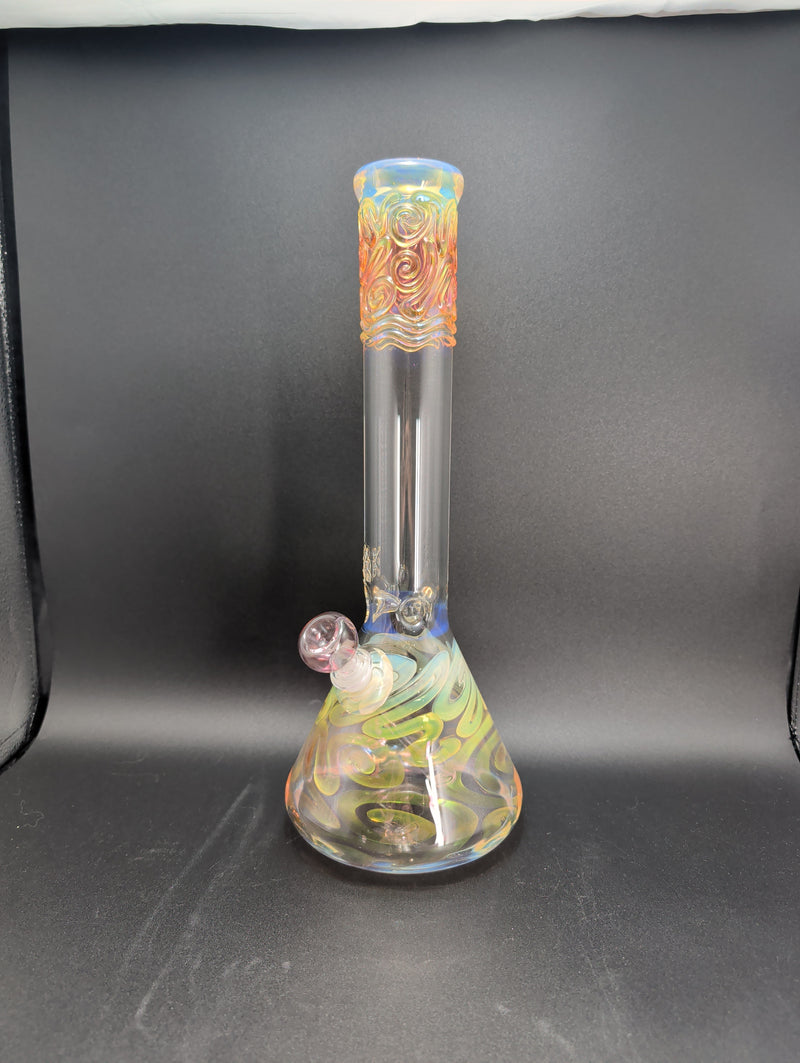 Mary Jane 50x5 Gold & Silver Fumed Beaker #4