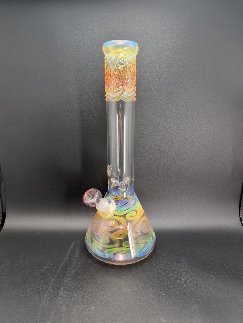 Mary Jane 50x5 Gold & Silver Fumed Beaker #3