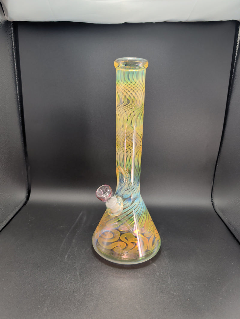 Mary Jane 50x5 Full Gold & Silver Fumed Beaker #4