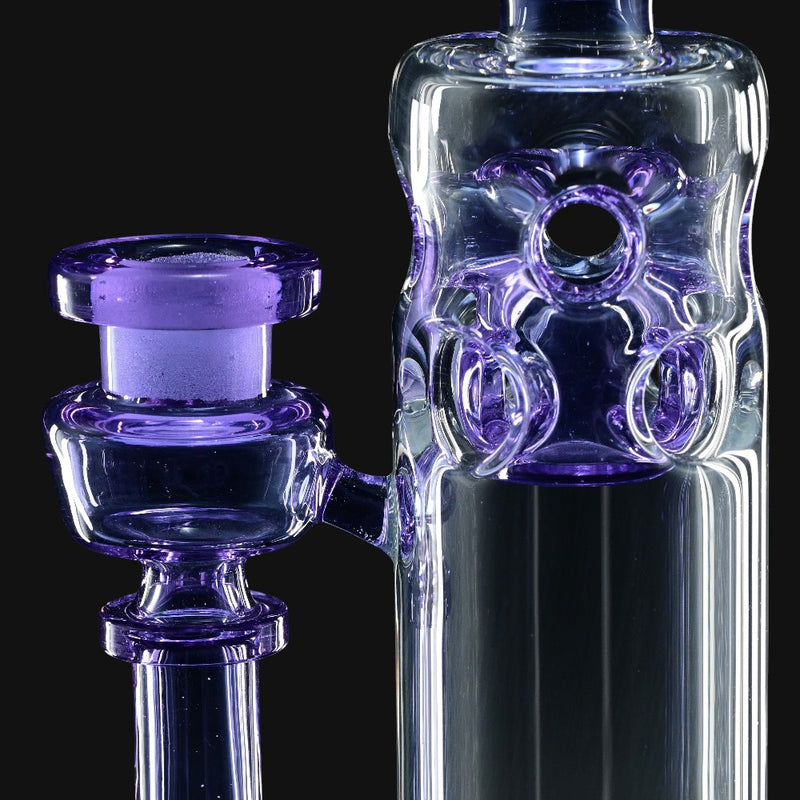Red Tail Glass Fab Stack Purple
