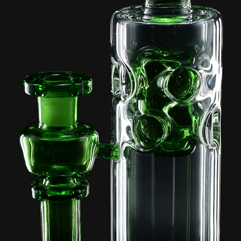 Red Tail Glass Mini Fab Stack Green