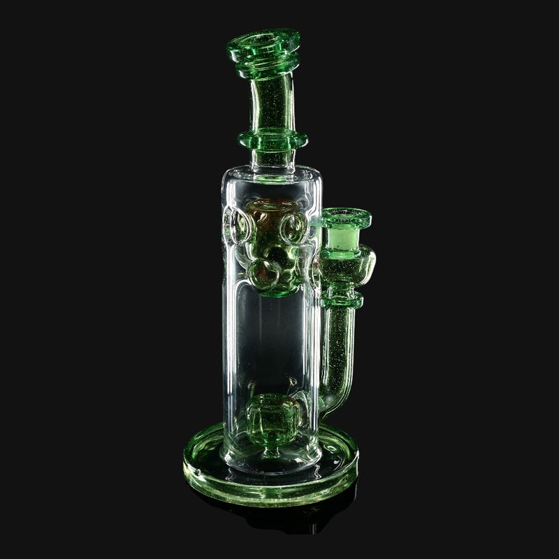 Red Tail Glass Mini Fab Stack Green