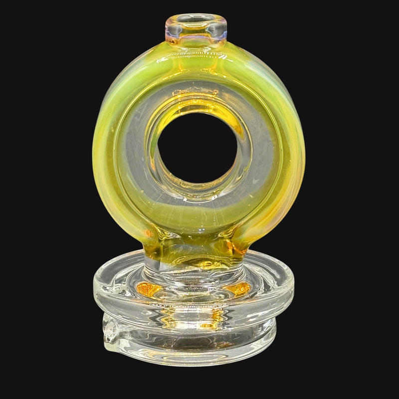 Randohm Glass Northstar Yellow Ohm Peak Topper