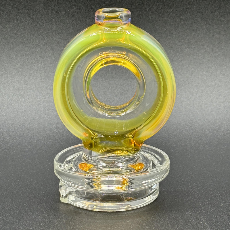 Randohm Glass Northstar Yellow Ohm Peak Topper