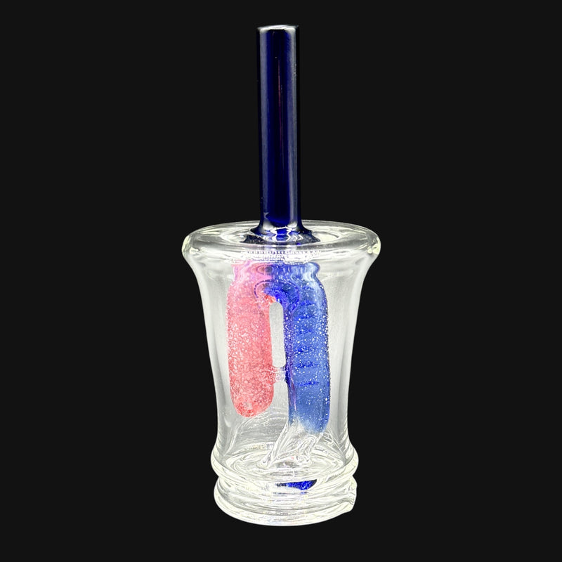 Emperial Glass Puffco Top- Blue/Pink