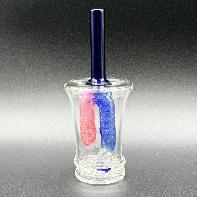 Emperial Glass Puffco Top- Blue/Pink