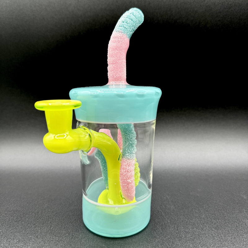 Emperial Glass Cup- Green/Teal
