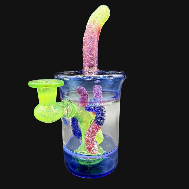Emperial Glass Cup- Blue/Green