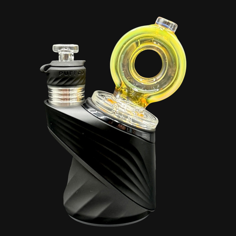 Randohm Glass Northstar Yellow Ohm Peak Topper
