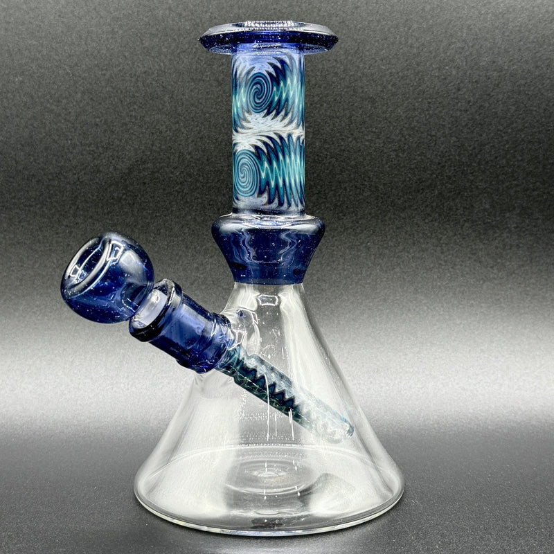 Fogz Glass Wig Wag Beaker (Blue)