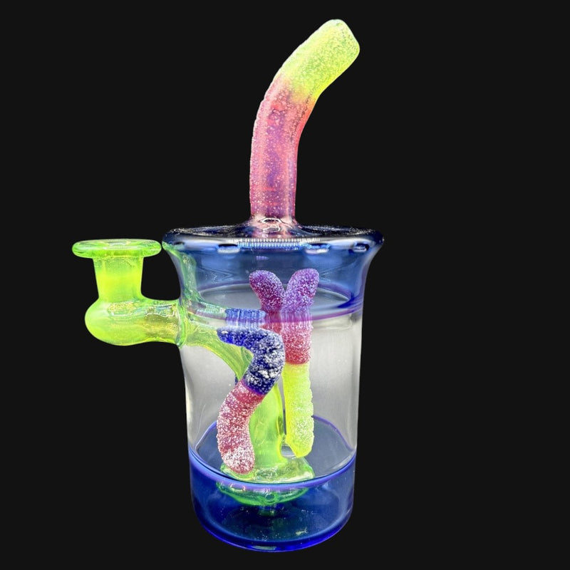 Emperial Glass Cup- Blue/Green