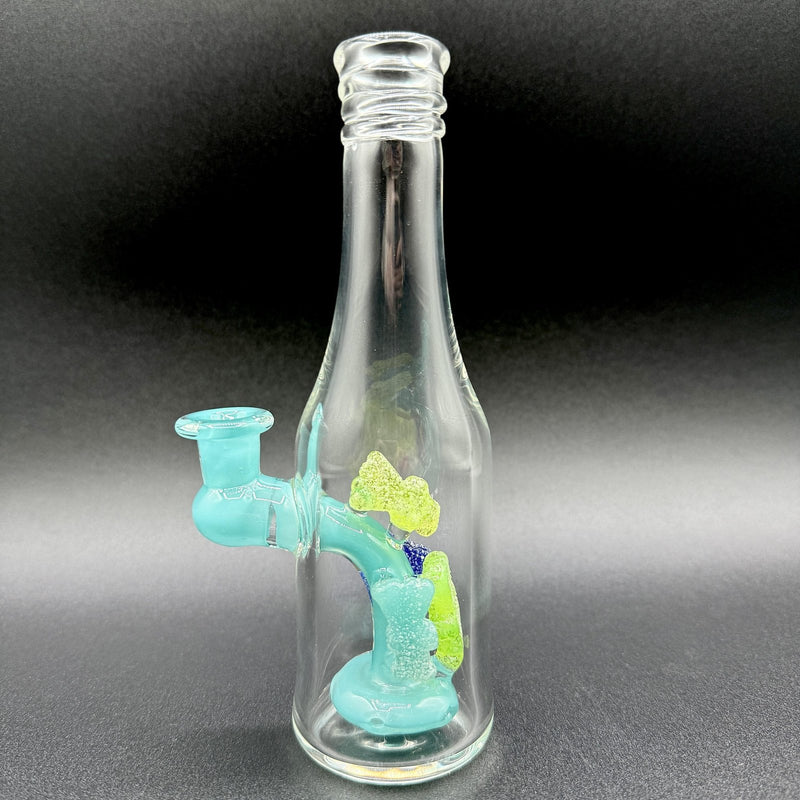 Emperial Glass Bottle - Teal