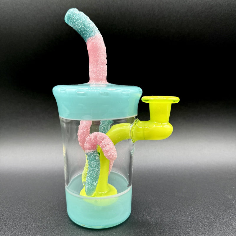 Emperial Glass Cup- Green/Teal