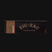 front view of zig zag king size cigarette joint rolling papers