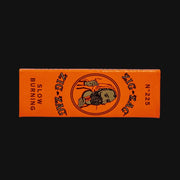 front view of zig zag orange 1 & 1/4 cigarette joint rolling papers