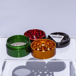 Santa Cruz aluminum grinders in assorted colors