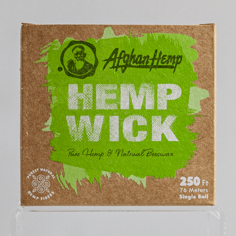 Organic Hemp Wicks Dipped in Organic Beeswax Best Quality 
