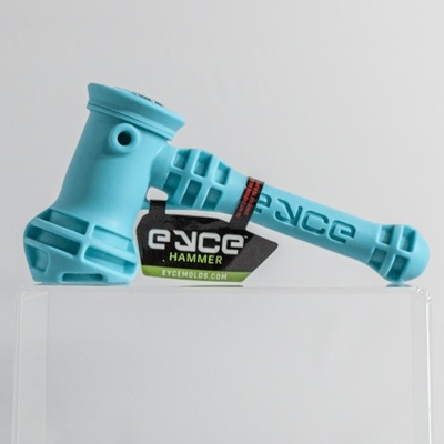 Blue Eyce Platinum-cured Silicone Hammer Hand Pipe