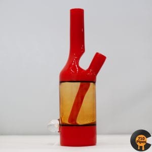 Glass Mechanic Bi-Color Sake Bottle SOLD
