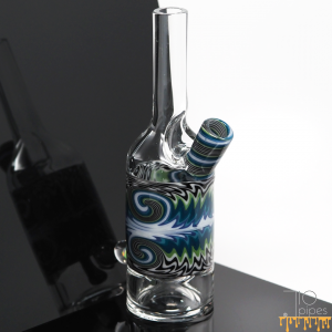 GlassMechanic Linework Sake Bottle #2