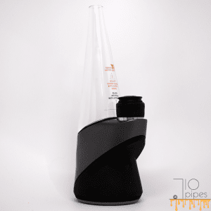 Puffco Peak Pro electric dab rig in black with a swirled base