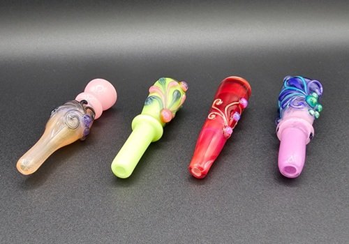 Heady glass chillum pipes