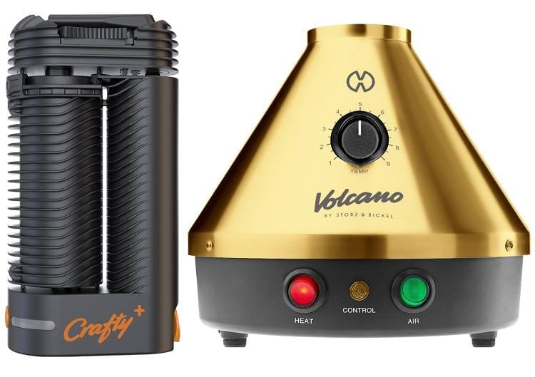 Crafty+ and Volcano Dry Herb Vaporizers by Storz and Bickel