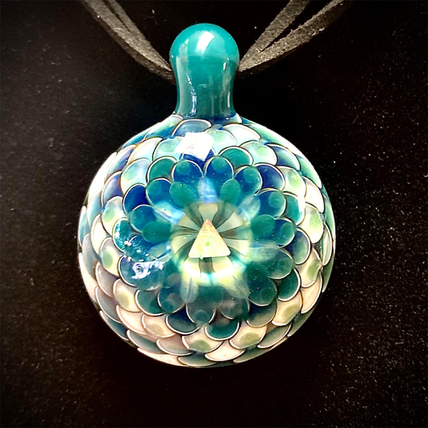 Juju Glass Triangle Opal Pendant