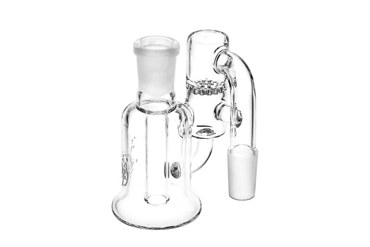 Translucent ash catcher against white background