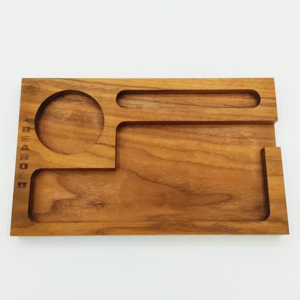Bearded Wood Rolling Tray