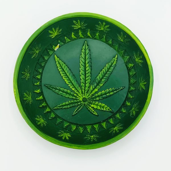 Hemp Leaf Dish Incense Burner