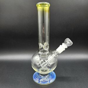 10.5" Silver Fumed Bowl Water Pipe w/ Base