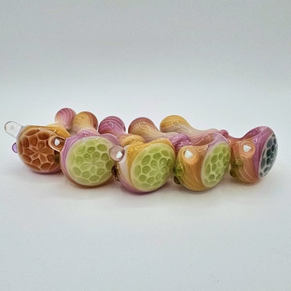 Rowland Dreamsicle Pipe w/ Cap and Opal
