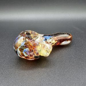 4" Gold Fumed Frit Dichro Hand Pipe