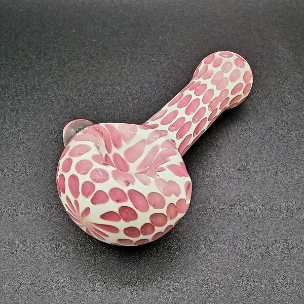 HP-628 Rose Pink Dotted Hand Pipe GP30