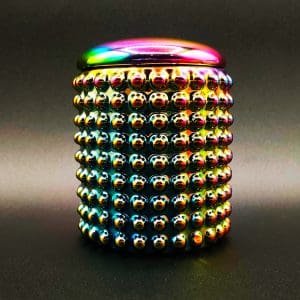 Spectrum Dotted Ceramic Stash Jar