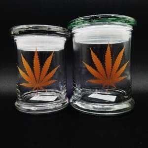 Pulsar Pop Top Jar- Gold Leaf