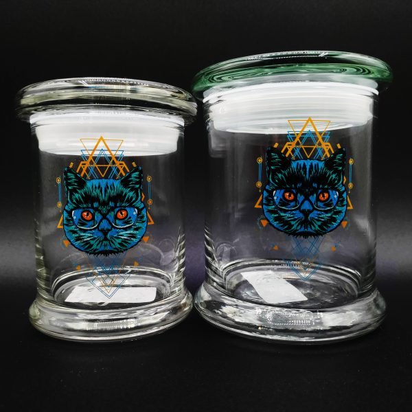 Pulsar Pop Top Jar- Sacred Cat