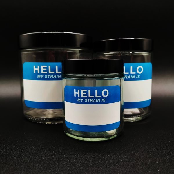 Pulsar Clear Screw Top Jar- Hello Write & Erase