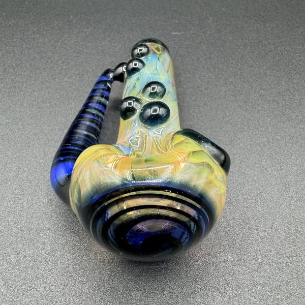 Westie Fumed Window Spoon w/ Horn and Dots #3 - Image 2