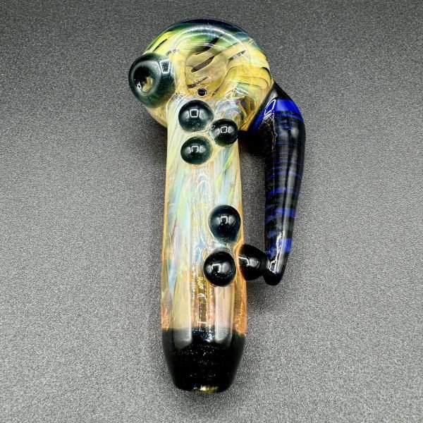 Westie Fumed Window Spoon w/ Horn and Dots #3 - Image 3