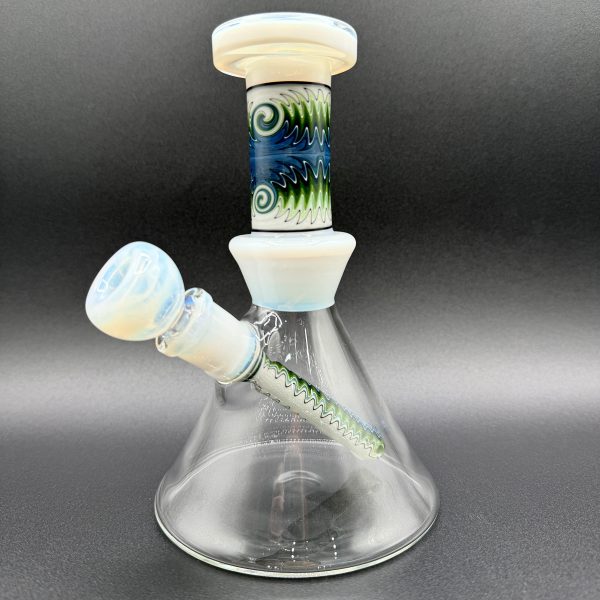 Fogz Glass Wig Wag Beaker (White) - Image 2