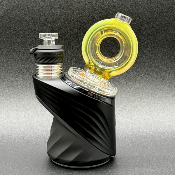 Randohm Glass Northstar Yellow Ohm Peak Topper - Image 2