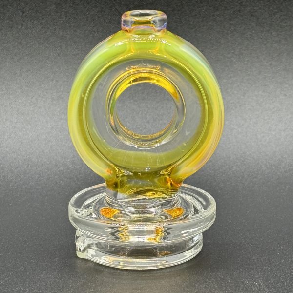 Randohm Glass Northstar Yellow Ohm Peak Topper