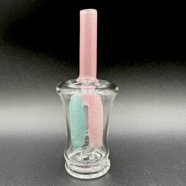Emperial Glass Puffco Top- Pink/Teal