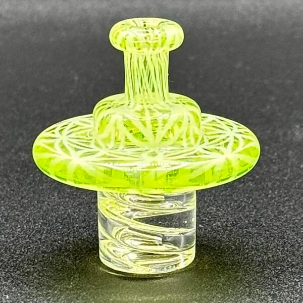 El3ctro B Green Checker Swirl Spinner Cap