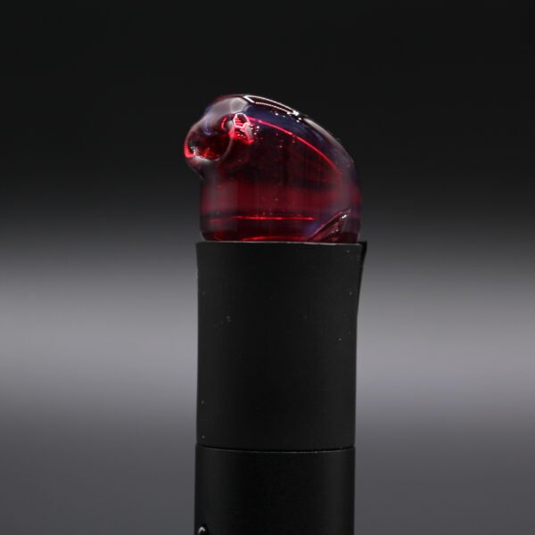 Organik Glass Pivot Top- Dark Red